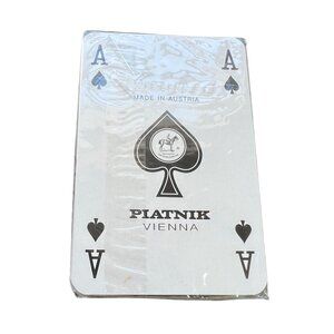Piatnik Playing Cards Made in Austria New Sealed One Deck Back Fruits And Vegeta